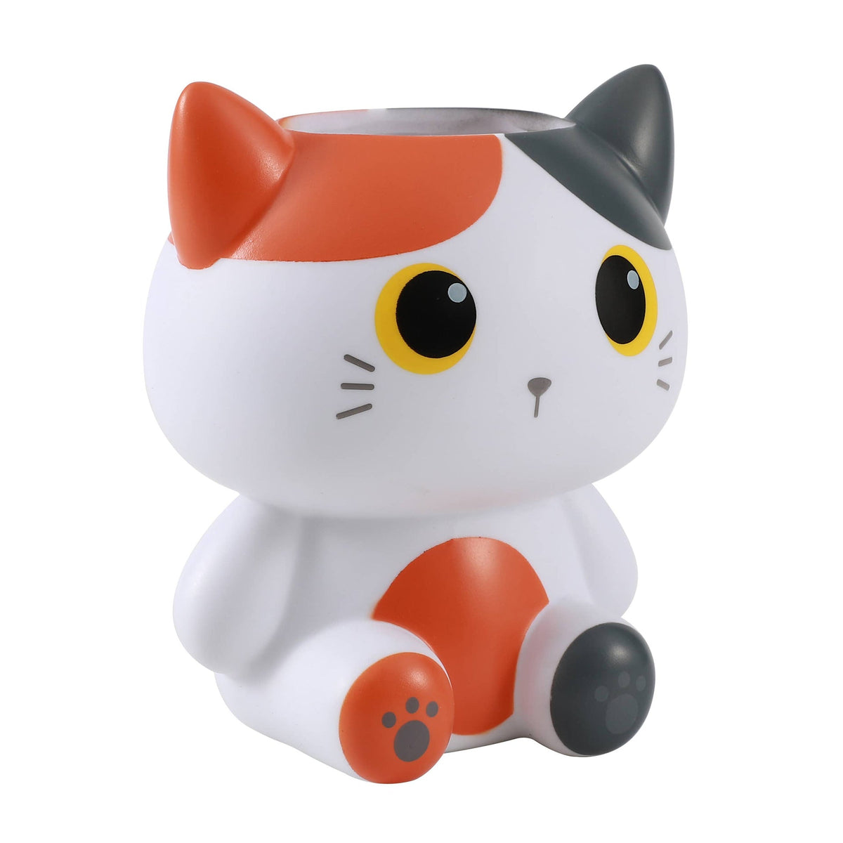 3D Stiftehalter Orange Katze
