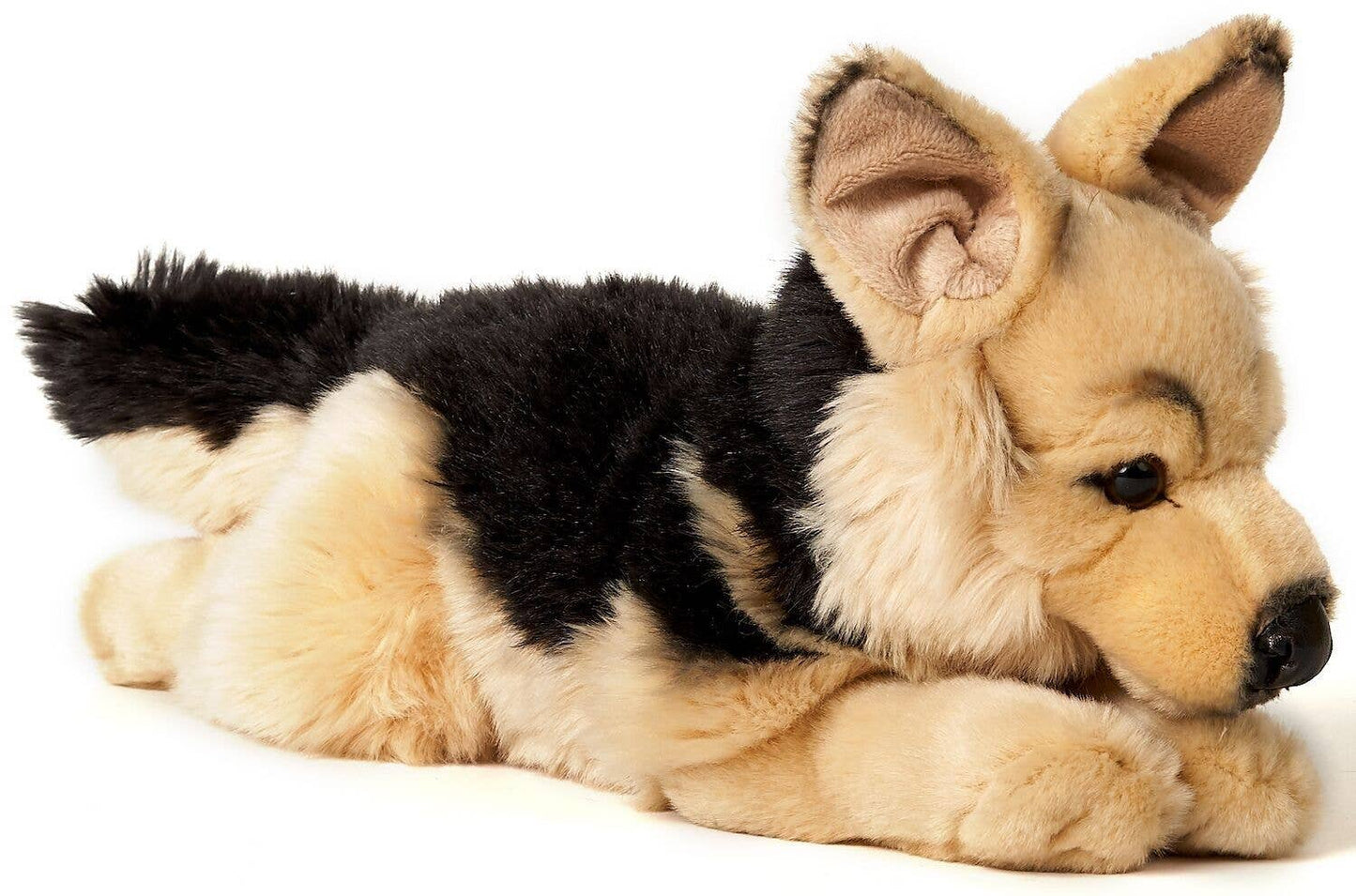Peluche Berger allemand, couché