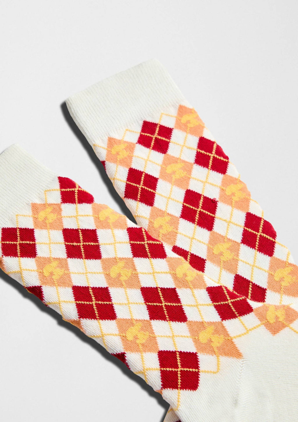 BeSnoopy Diamonds Blanc cassé - Chaussettes coton biologique