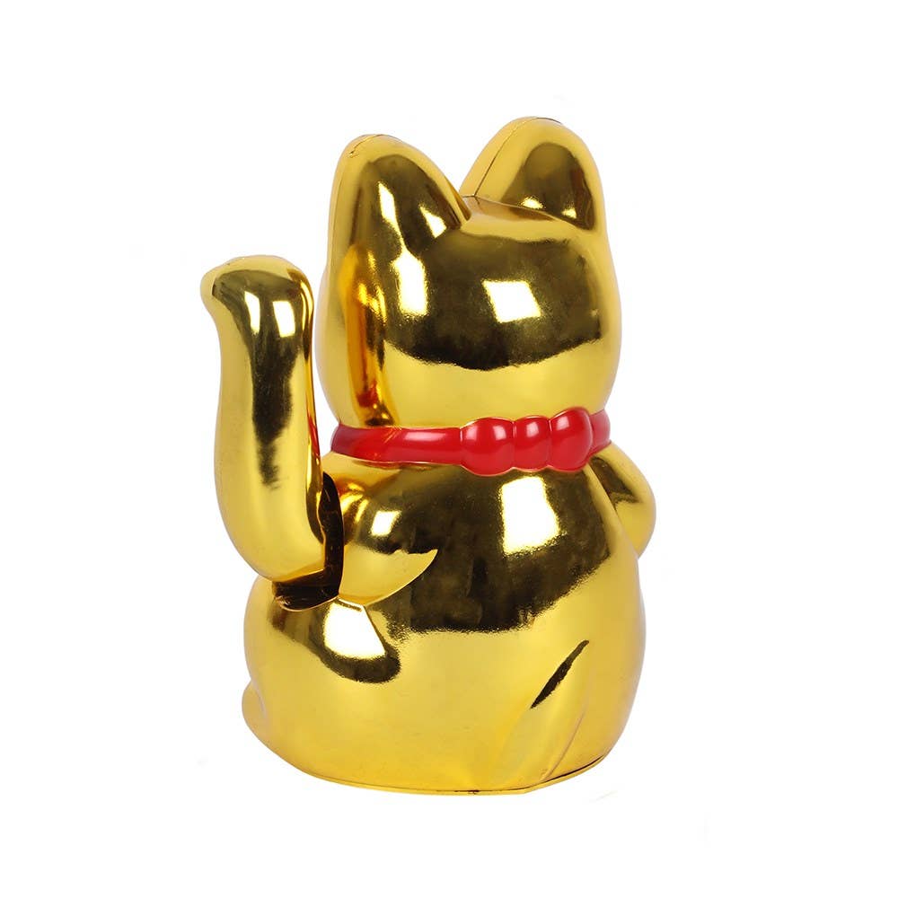 Klassische goldene Glückskatze