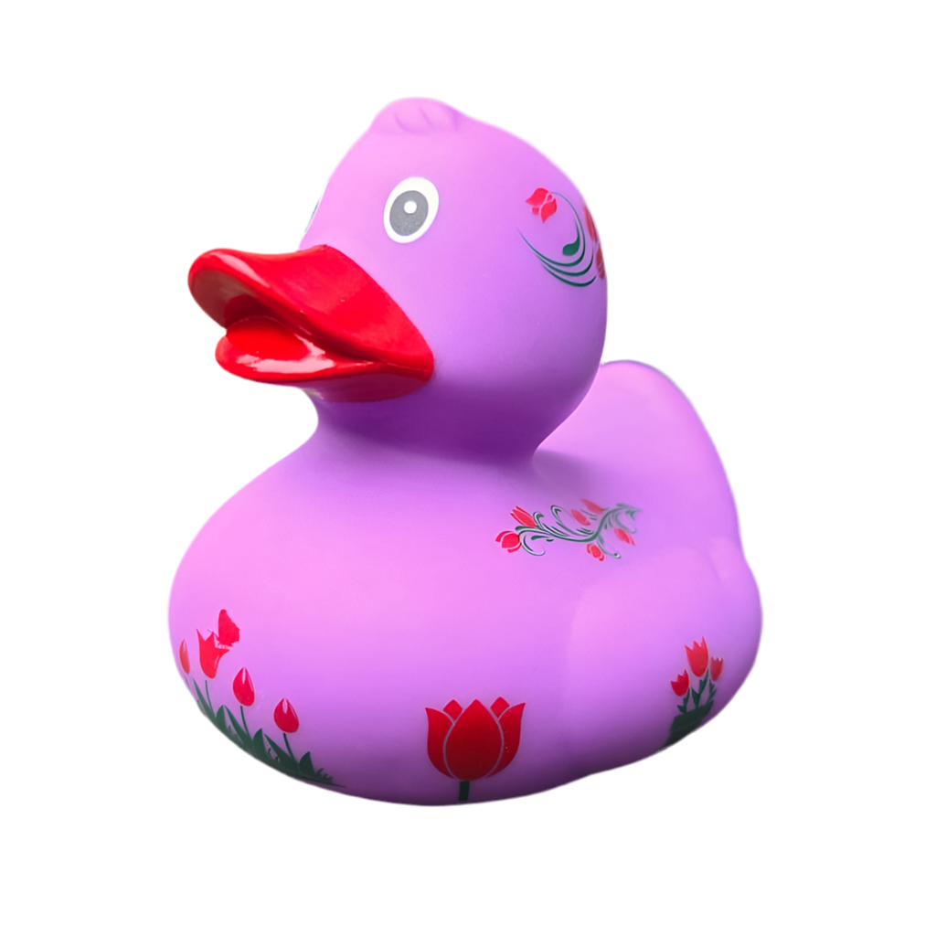 Canard Hollande Tulipes - Violet