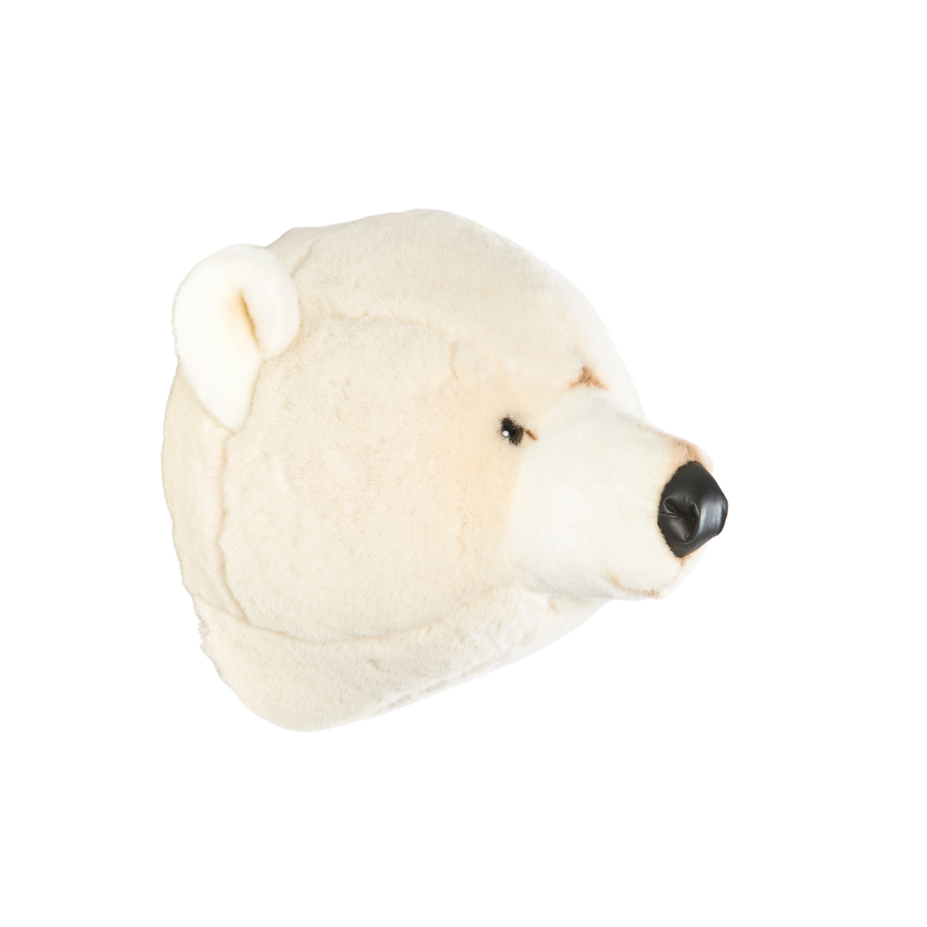 Décoration Murale Peluche Basile le Ours Polaire - Wild & Soft