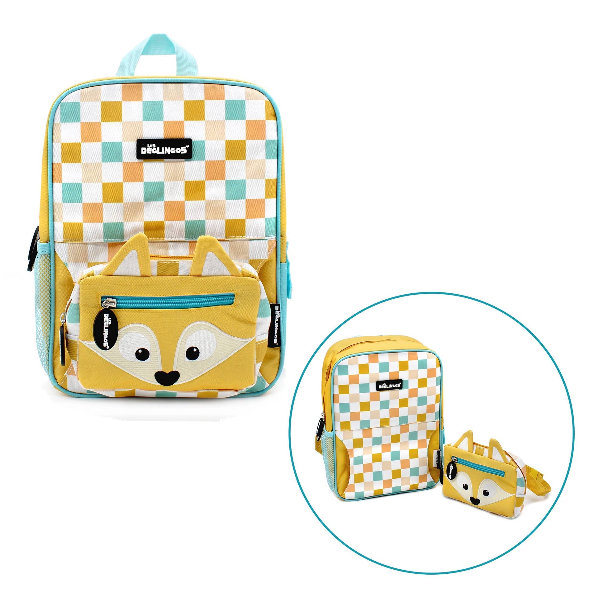 Sac à dos 2-en-1 avec sac banane amovible Cyranos le renard