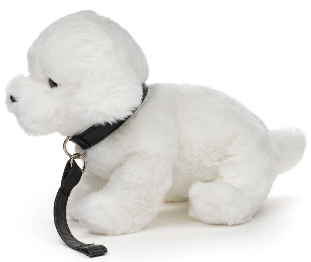 Peluche Chien maltais (avec laisse) Uni Toys