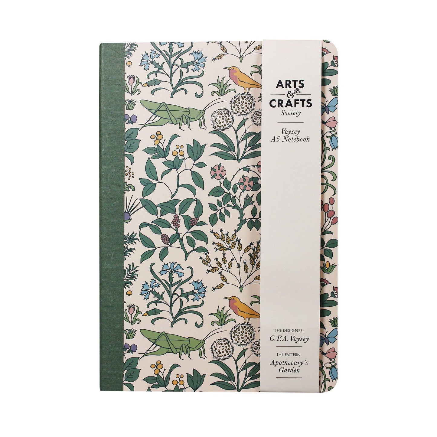 Carnet de notes Jardin botanique Voysey Faune et flore