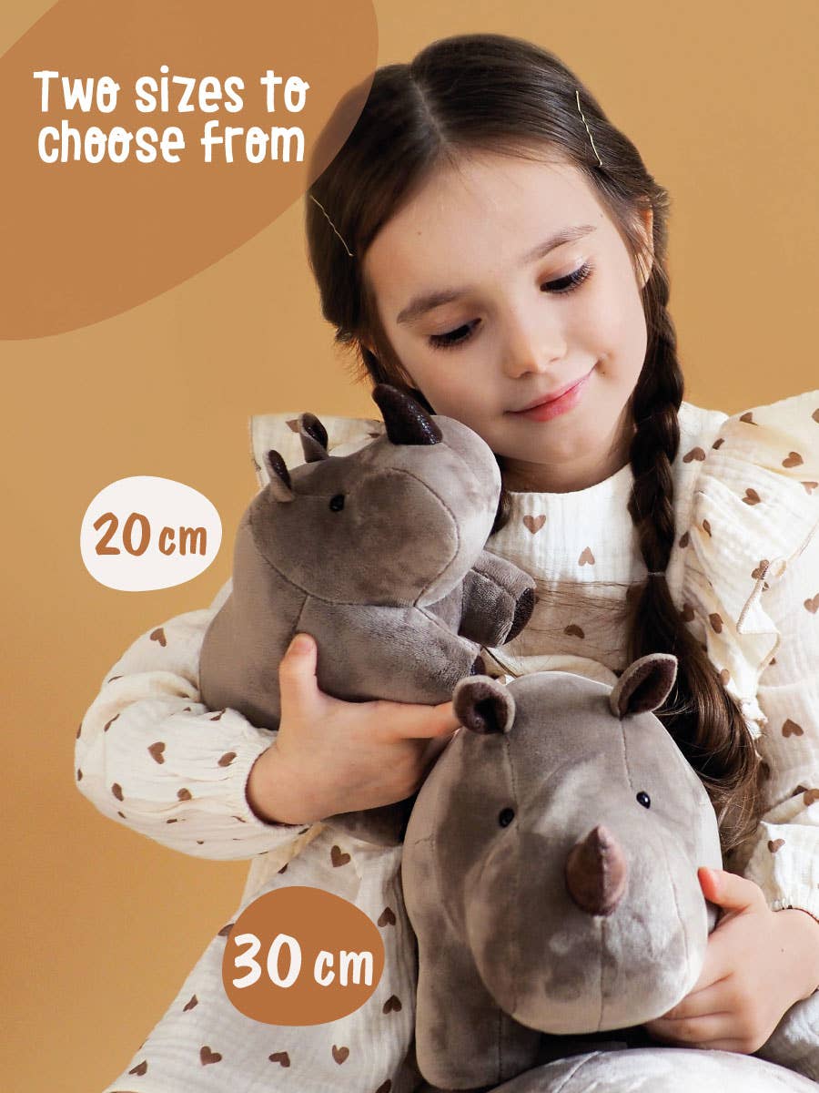 Peluche Orange Life Rhinocéros (30cm)