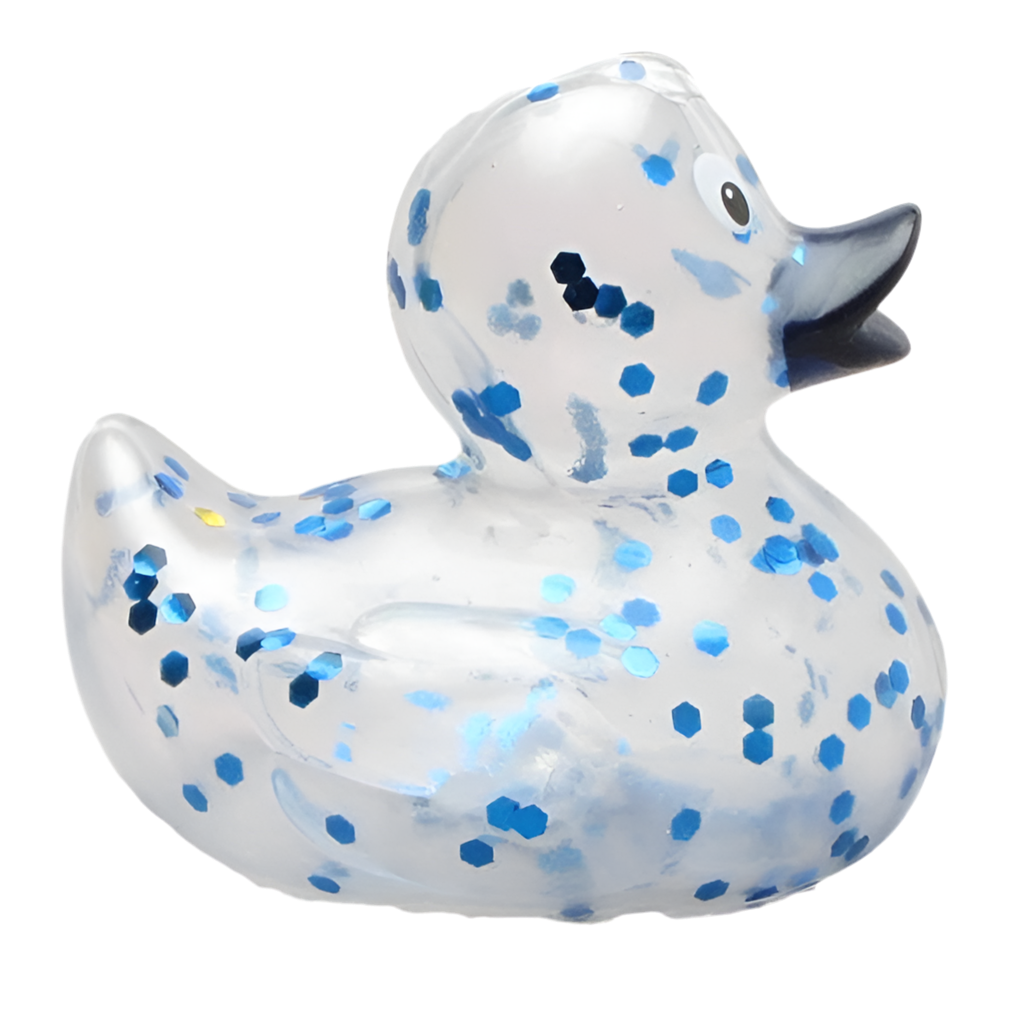 Canard Bleu à paillettes