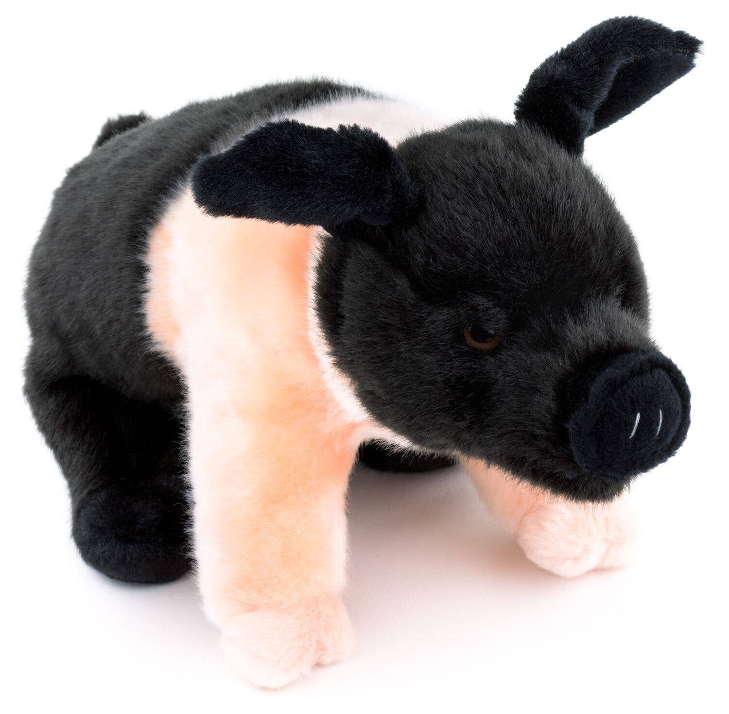 Cochon de selle pêcheur - Jouet en peluche 25 cm (longueur) Uni Toys