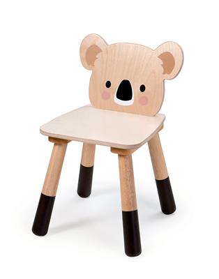 Tender Leaf Meubles: CHAISE FORÊT/KOALA 29x30x46,5cm, en bois, en boîte, 3+