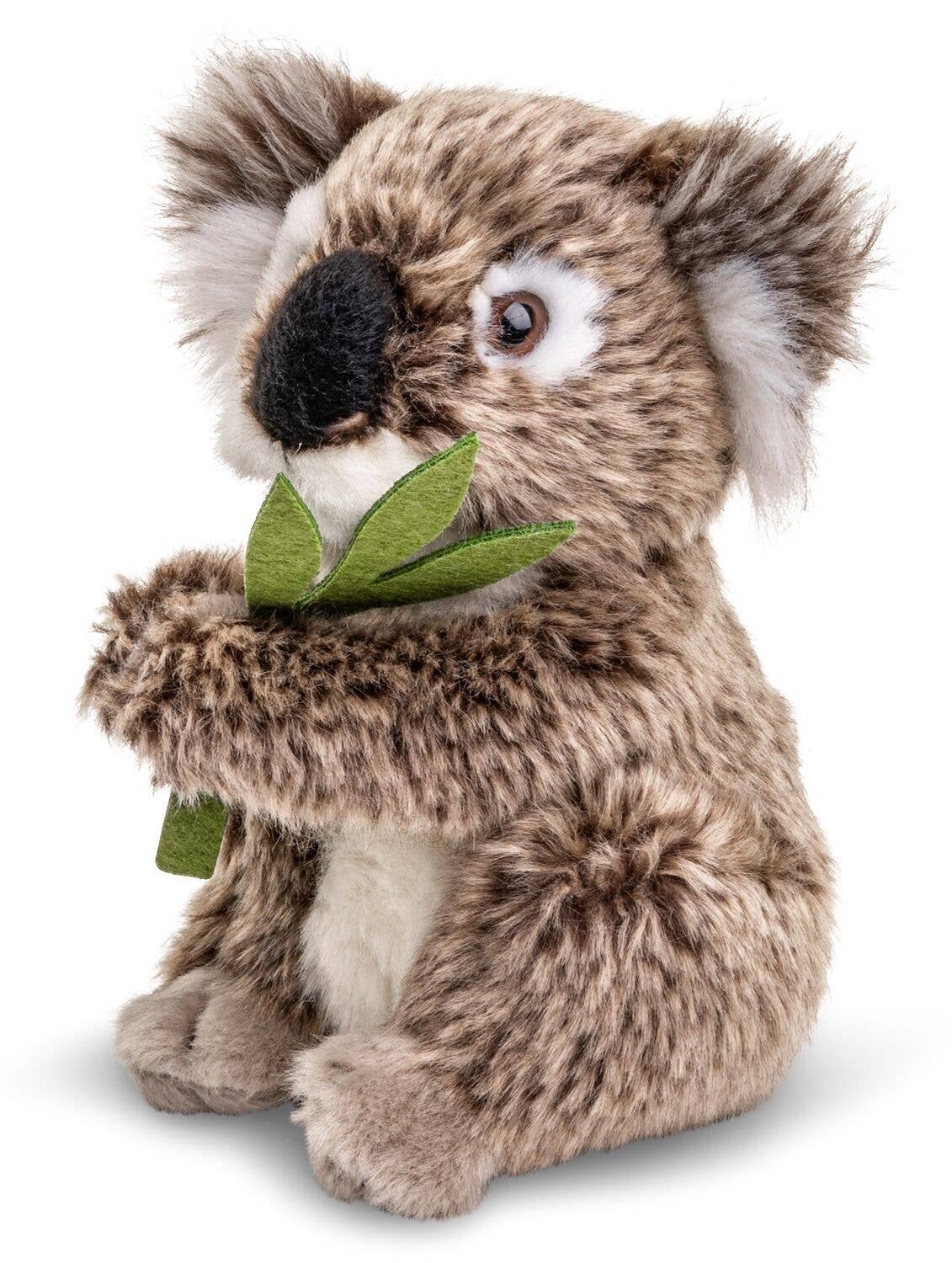 Peluche Koala avec feuille d'Eucalyptus Uni Toys