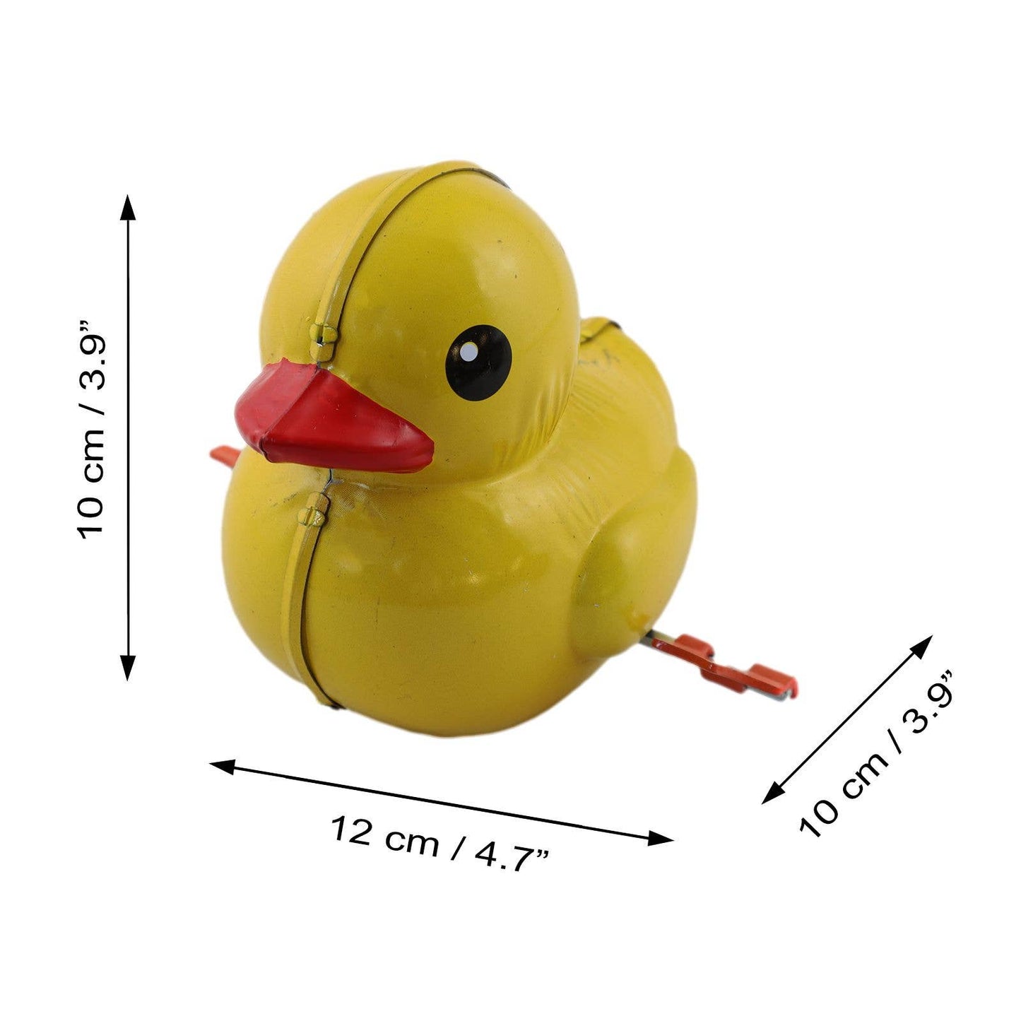 Canard à remonter en étain