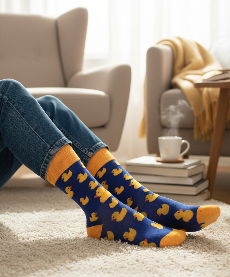 "Rubber Ducks" Anksockor
