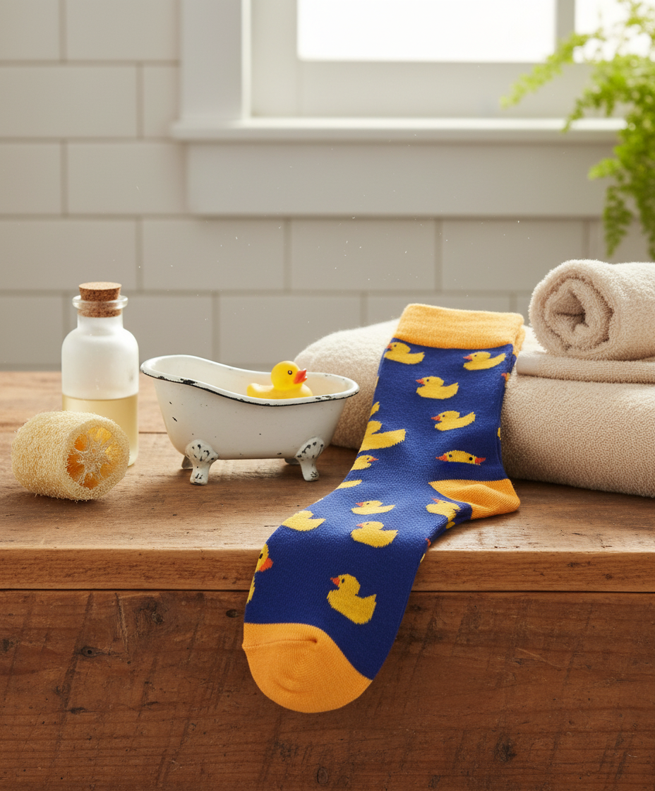 "Rubber Ducks" Anksockor