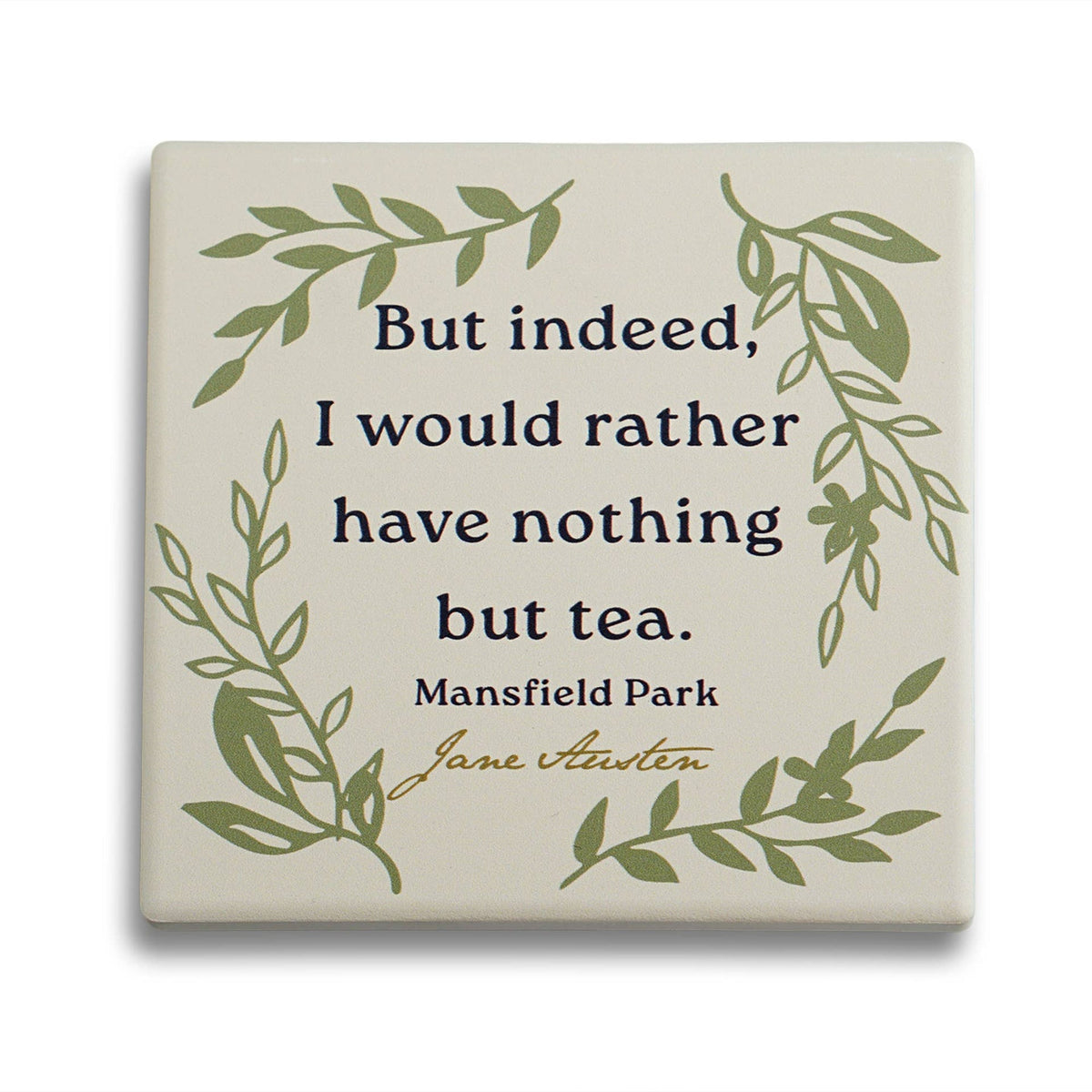 Sous-verre en céramique Jane Austen - Mansfield Park