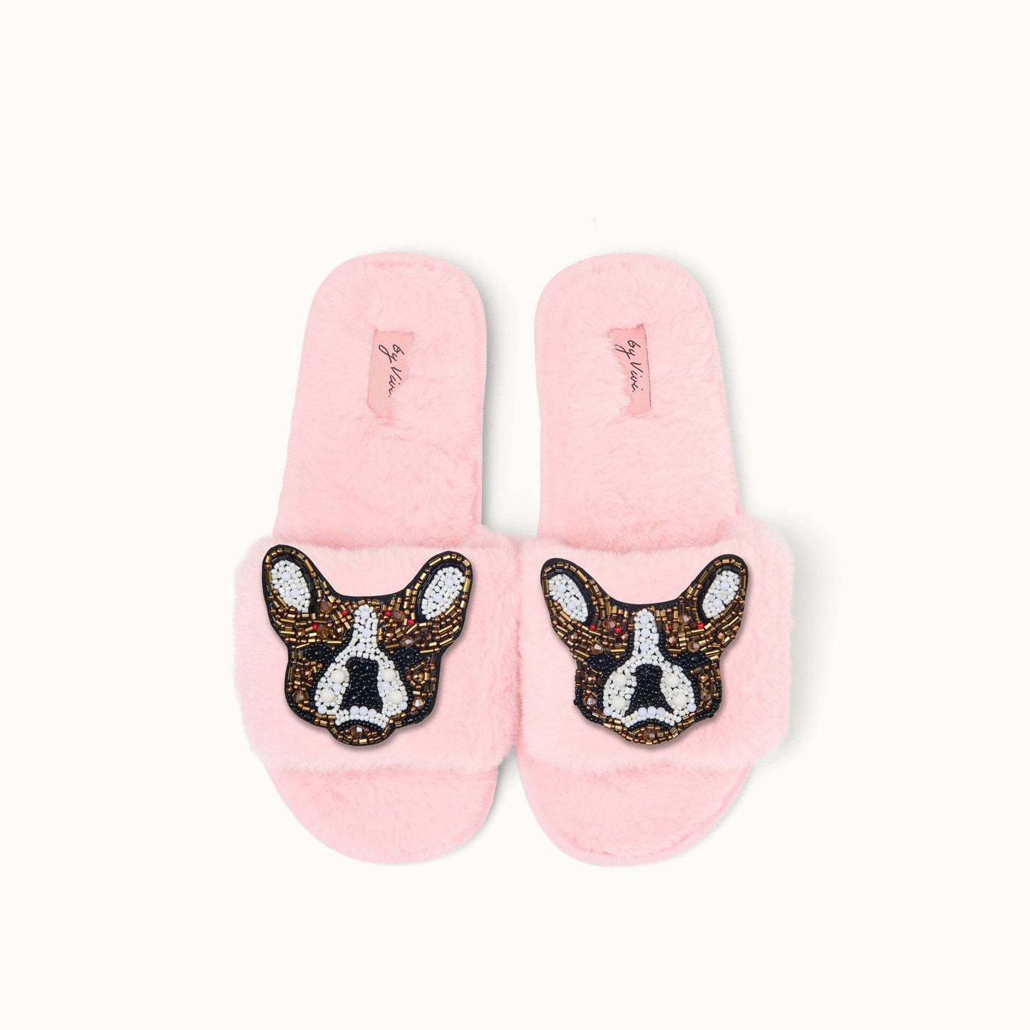 Paire de broches pour Chaussons - Bouledogue français