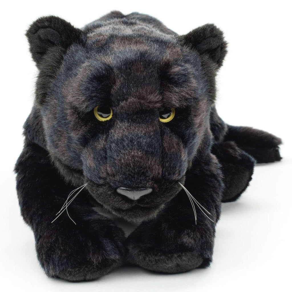 Peluche panthère noire couchée Uni Toys