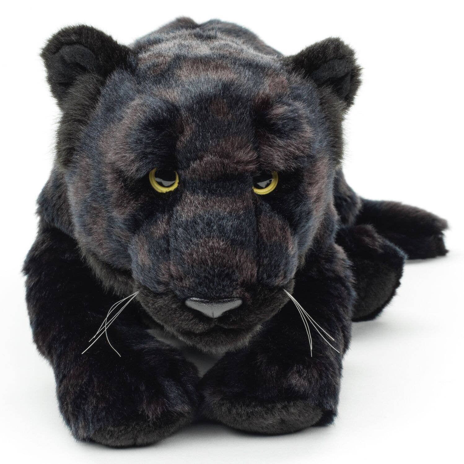 Peluche panthère noire couchée Uni Toys