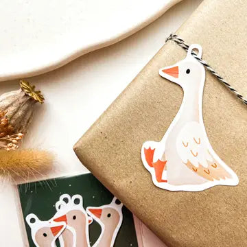 set de 6 etiquettes canard tilda theo 82311756