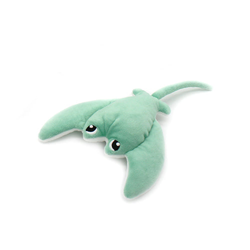 Peluche raie manta Mantalou maman et son bébé menthe – Les Ptipotos – vue 5