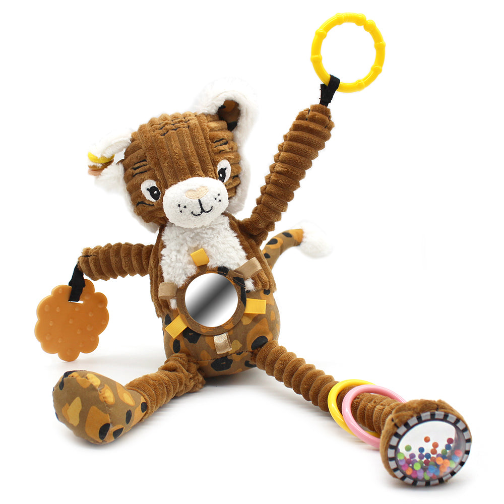 Peluche d'activités nomade Spéculos le tigre