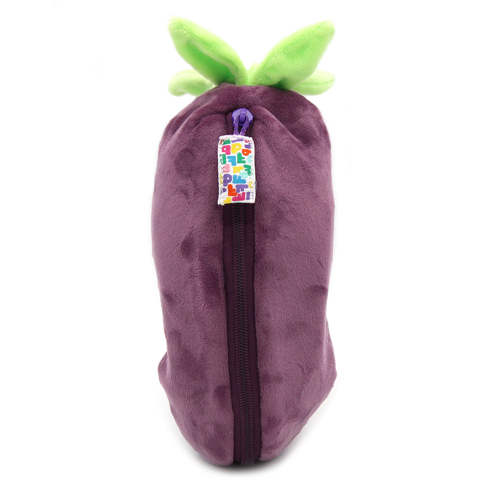 Peluche réversible Velvet l'éléphant/aubergine – Flipetz – vue 5