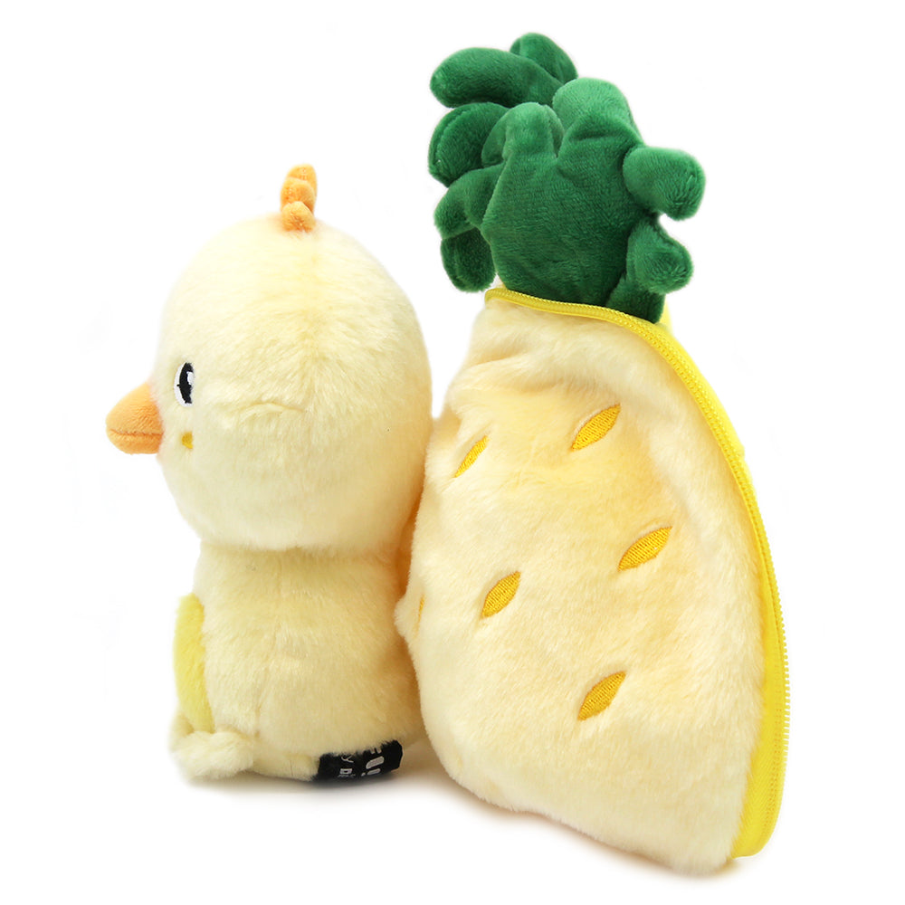 Peluche réversible Nugget le poussin/ananas – Flipetz – vue 8