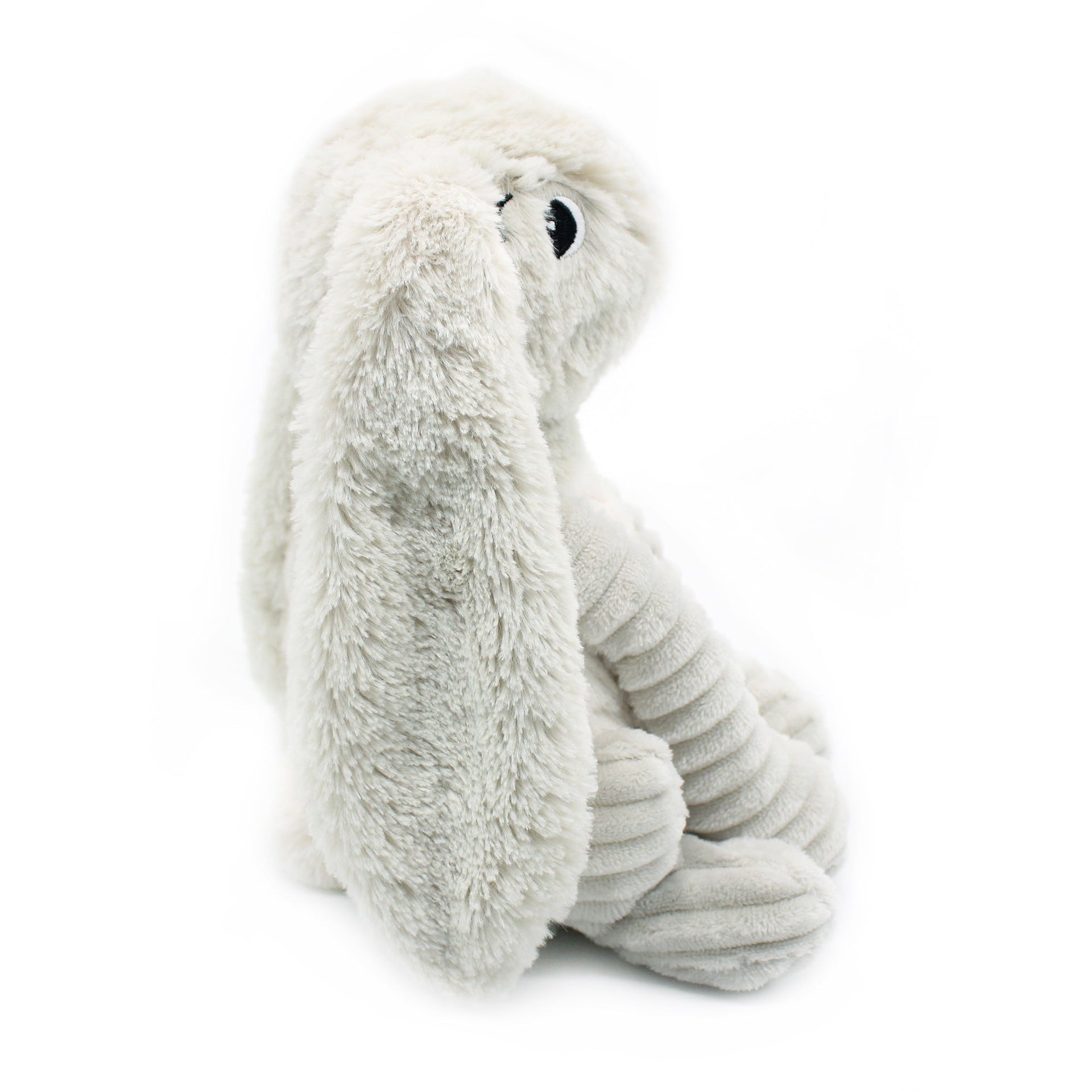 Peluche lapin Toudou maman et son bébé gris clair – Les Ptipotos – vue 4