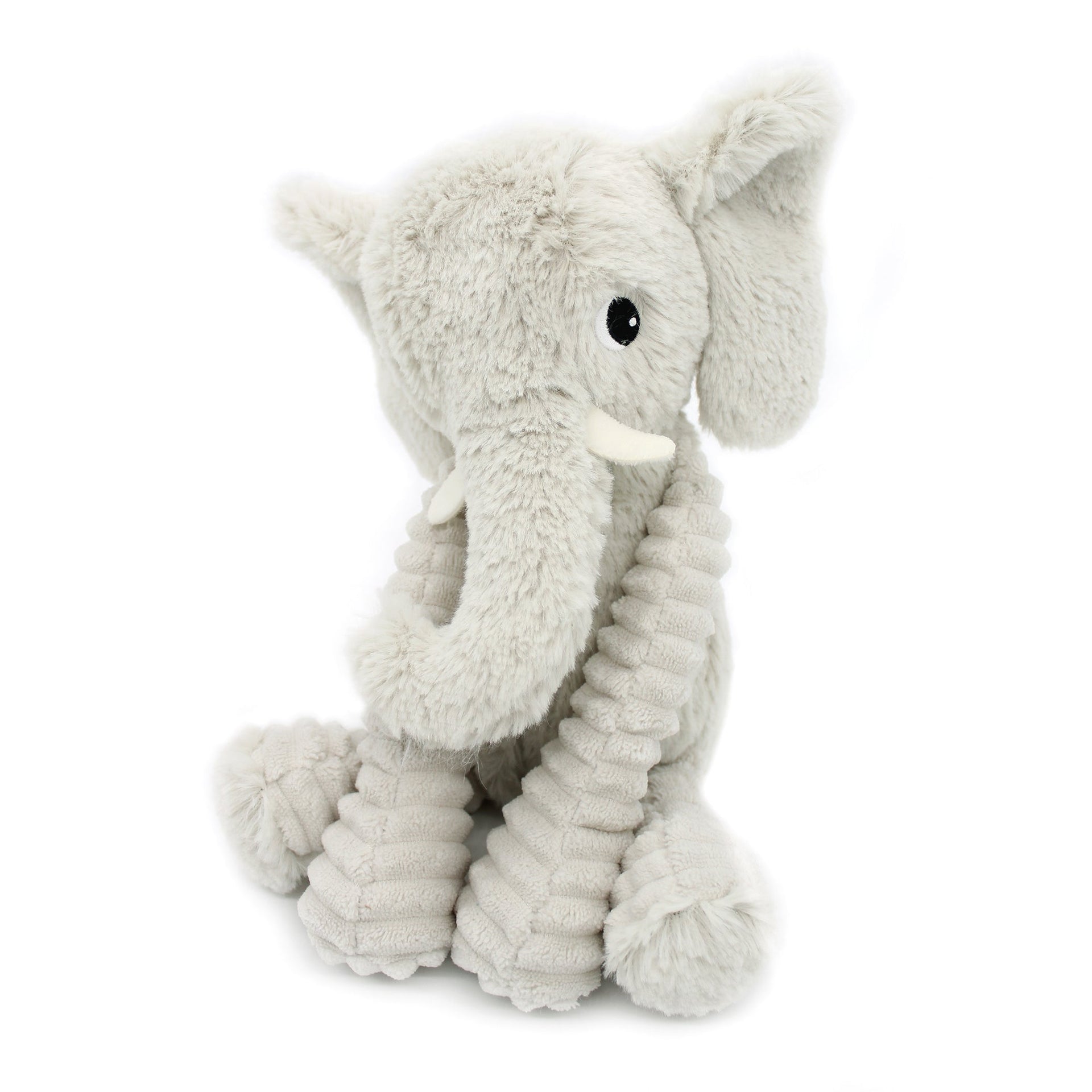 Peluche éléphant Dimoitou maman et son bébé gris clair – Les Ptipotos – vue 4