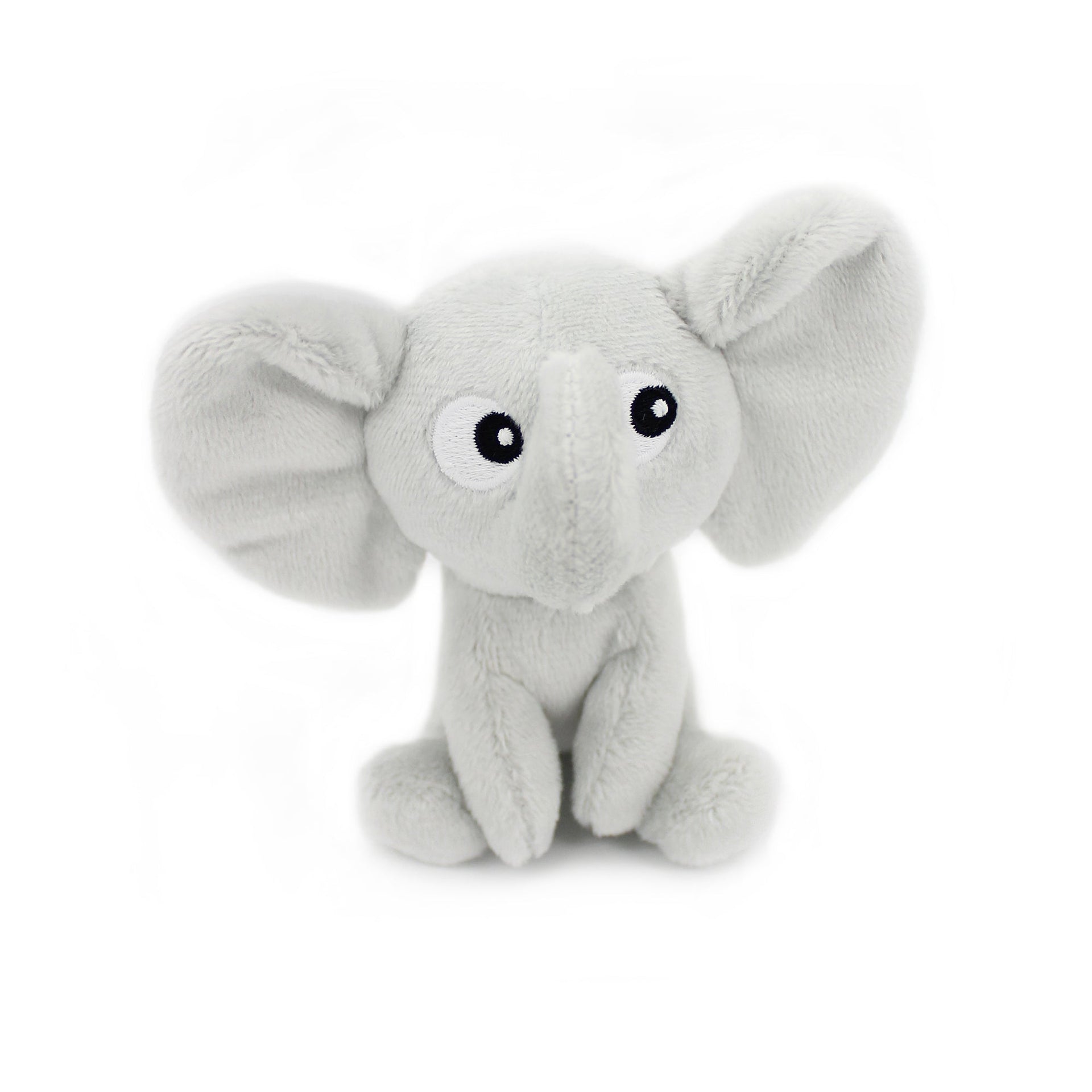 Peluche éléphant Dimoitou maman et son bébé gris clair – Les Ptipotos – vue 7