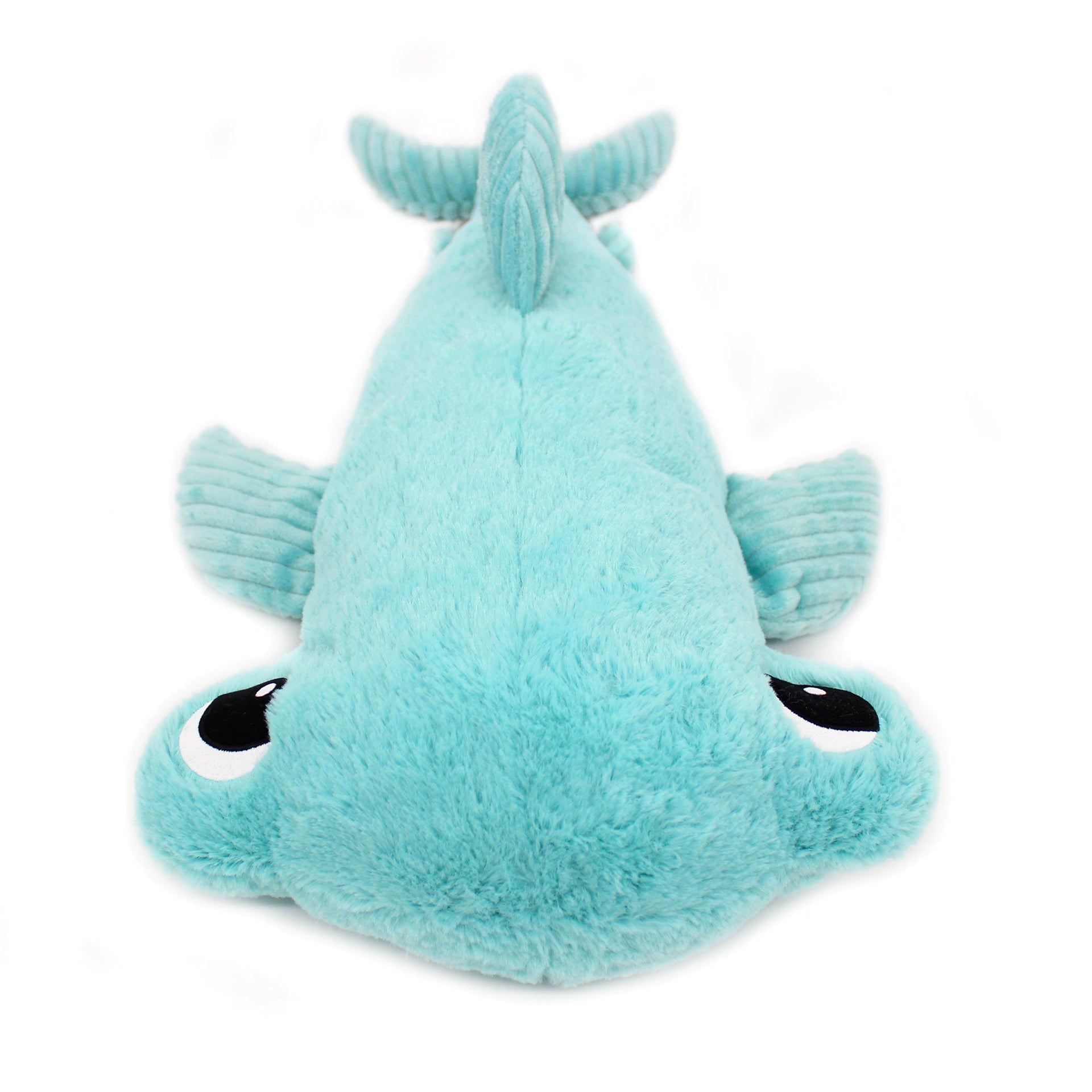 Peluche requin marteau Clou maman et son bébé bleu aqua – Les Ptipotos – vue 3