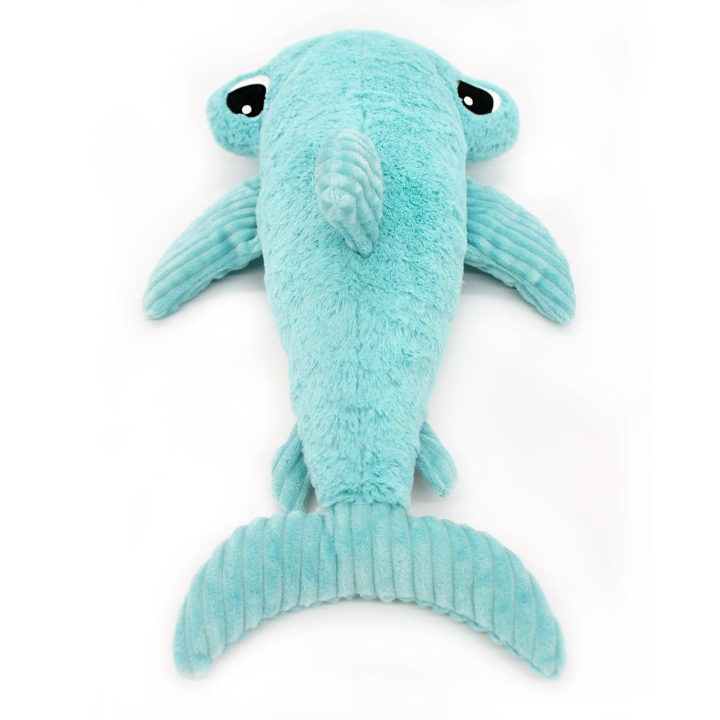 Peluche requin marteau Clou maman et son bébé bleu aqua – Les Ptipotos – vue 5