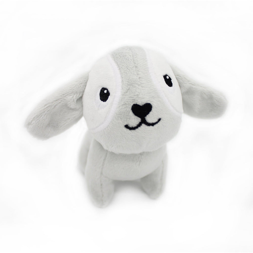 Peluche chien Toutou maman et son bébé gris – Les Ptipotos – vue 7