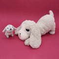 Peluche chien Toutou maman et son bébé gris – Les Ptipotos