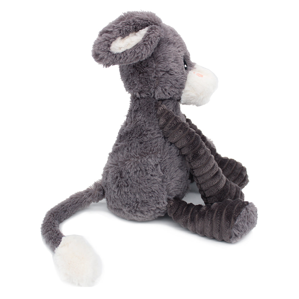 Peluche âne Poitou maman et son bébé gris – Les Ptipotos – vue 5