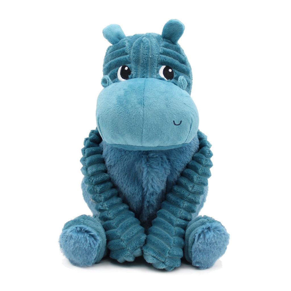 Peluche hippopotame Bibou maman et son bébé bleu – Les Ptipotos – vue 3