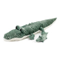 Peluche crocodile Croketou maman et son bébé vert – Les Ptipotos