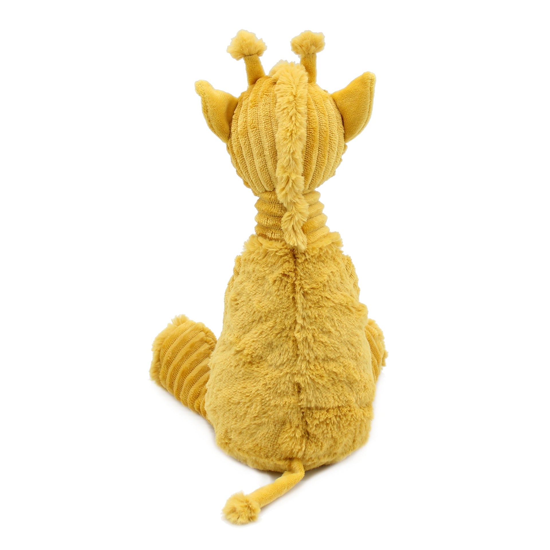 Peluche girafe Loncou maman et son bébé jaune moutarde – Les Ptipotos – vue 5