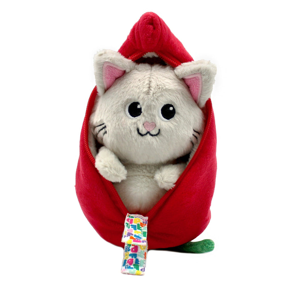 Peluche réversible Spicet le chat/piment – Flipetz – vue 4
