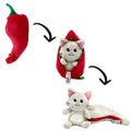 Peluche réversible Spicet le chat/piment – Flipetz