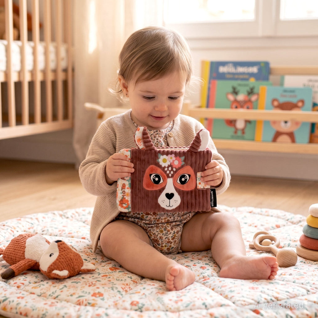 Album photo bébé en tissu Mélimélos la biche – vue 2
