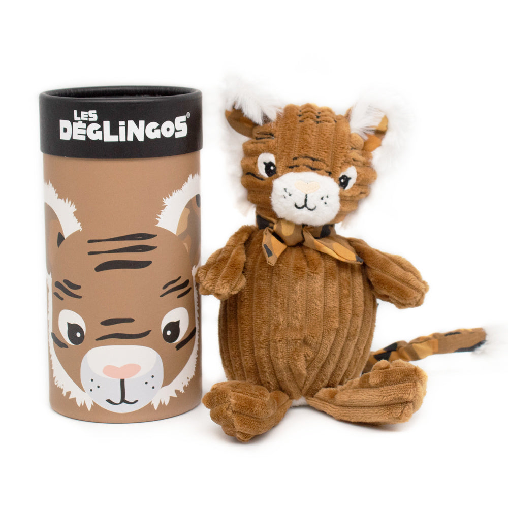 Peluche avec boîte cadeau Petit Simply Spéculos le tigre
