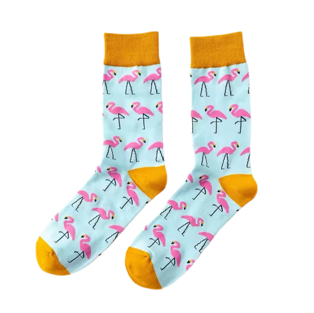 Chaussettes Flamant Rose – vue produit 3