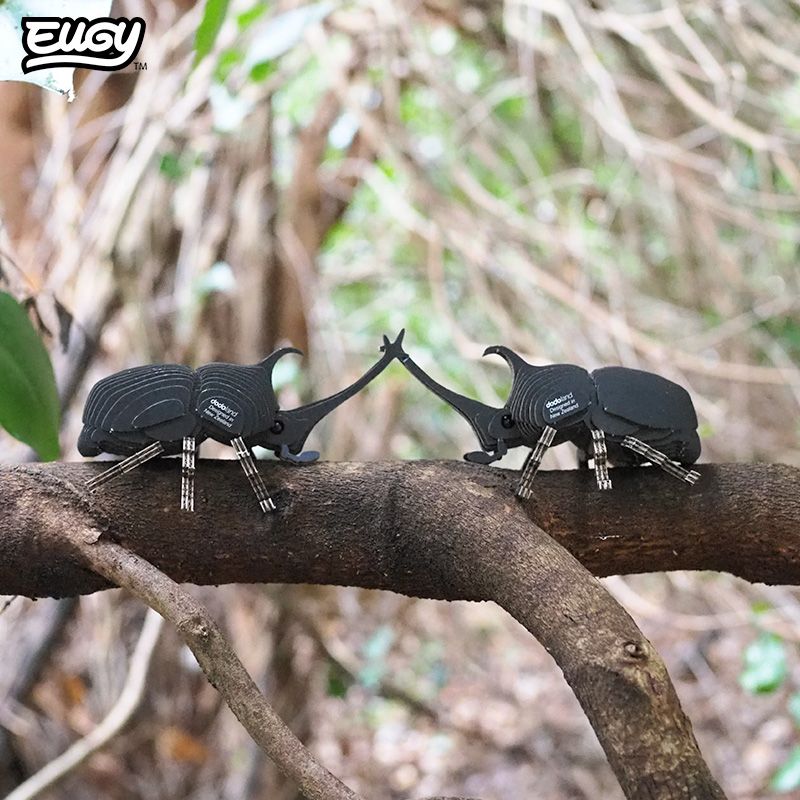 eugy 3d scarabee rhinoceros