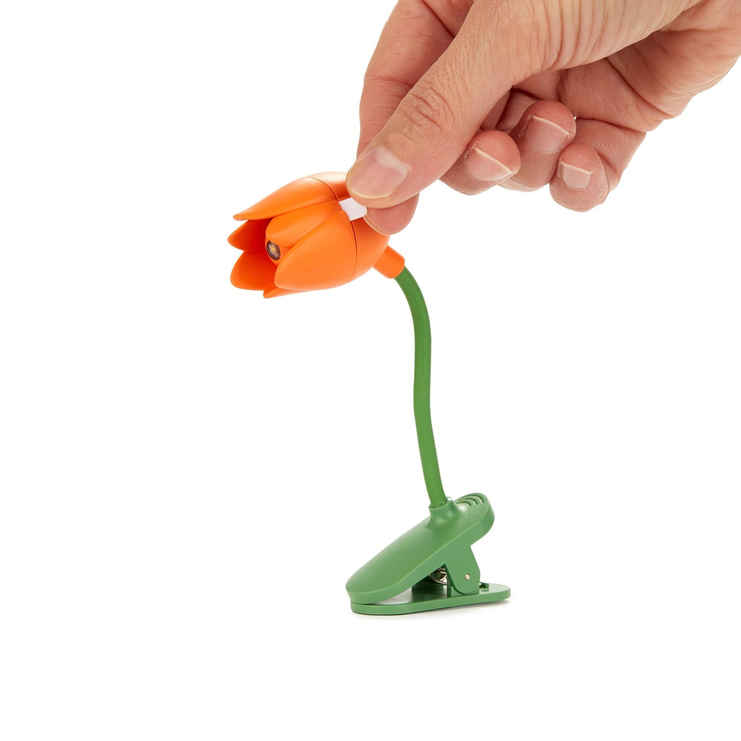 Orangefarbene Tulpen-Leselampe