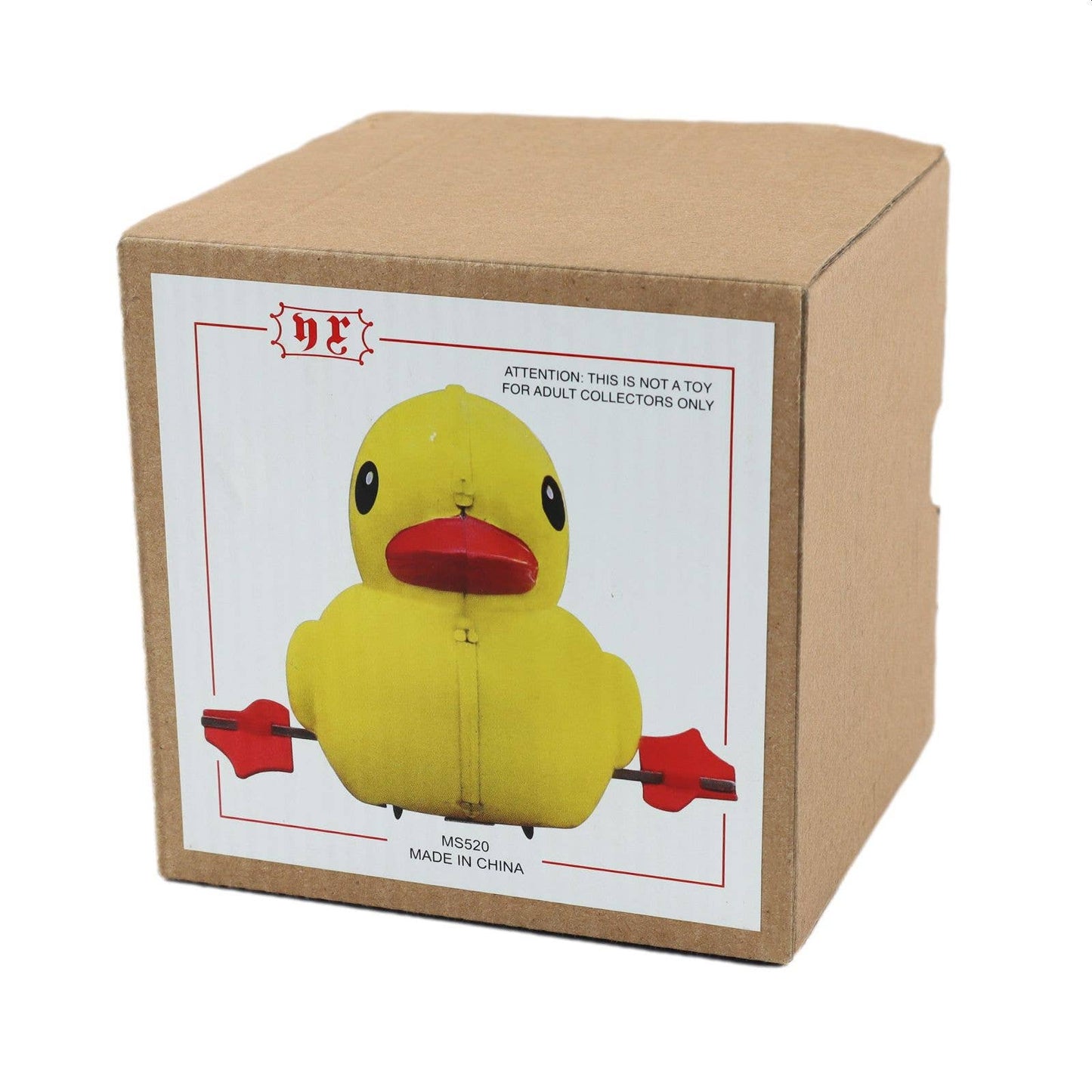 Canard à remonter en étain