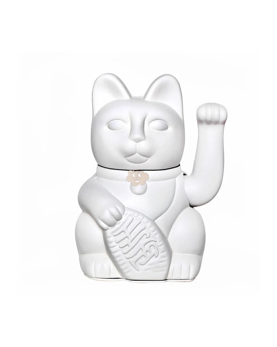 chat chanceux blanc diminuto cielo 