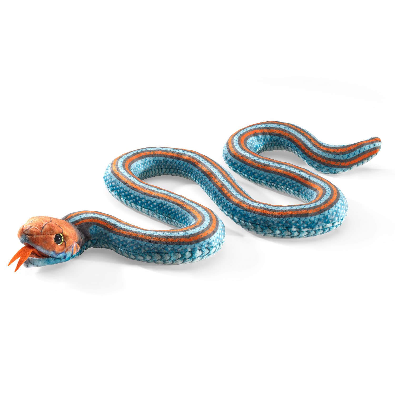 Marionnette à main San Francisco Jarter Snake 3210/Jarter Snake Folkmanis réaliste