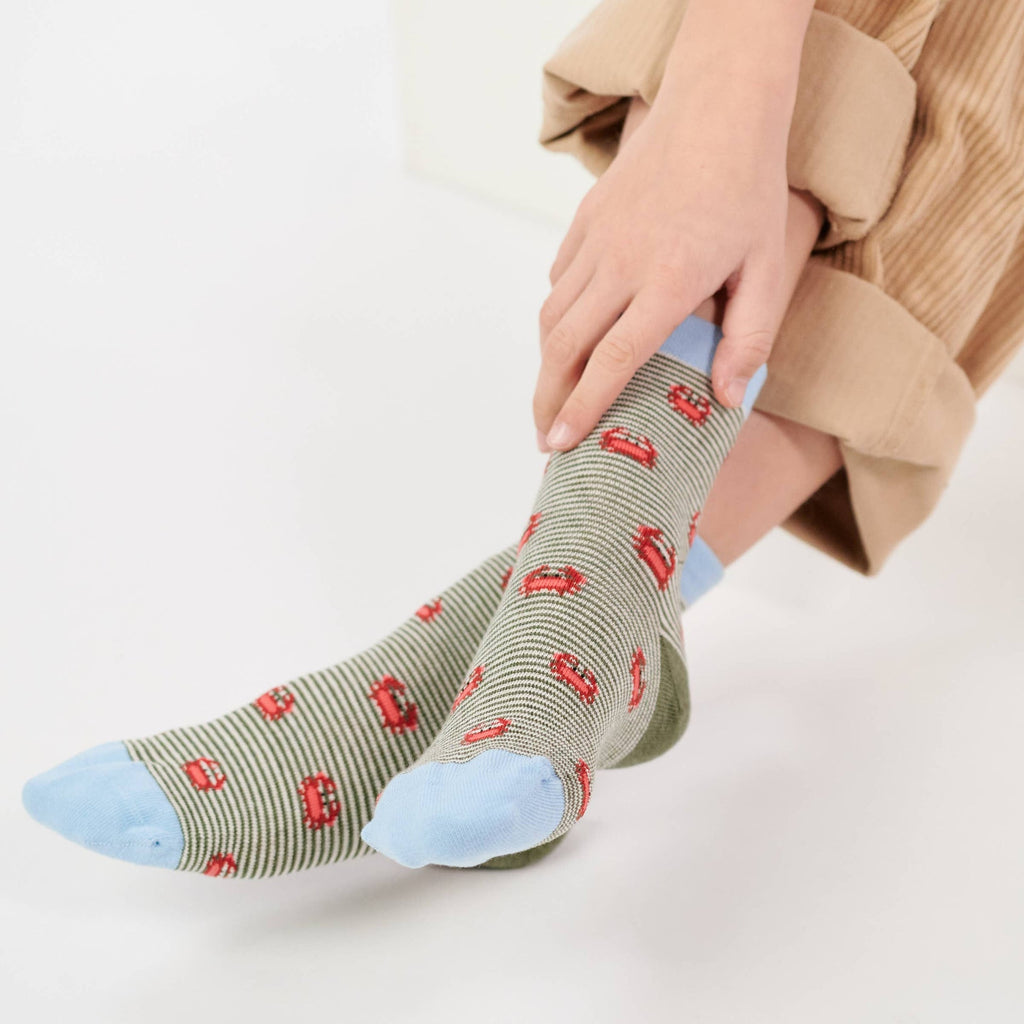 Chaussettes Enfant Animaux - Crabe