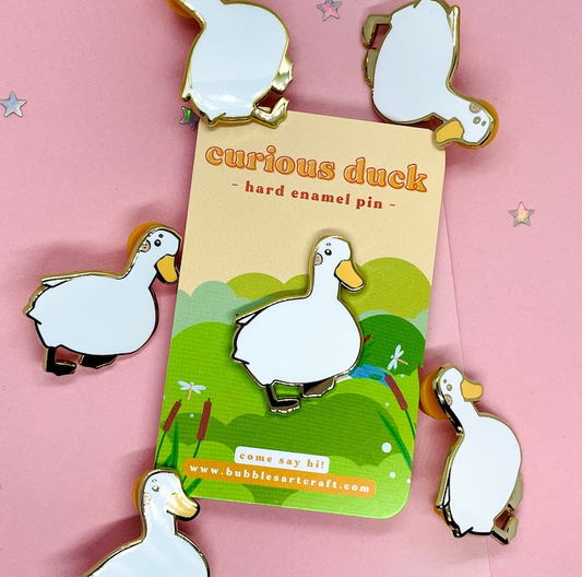 Curious Duck Pin