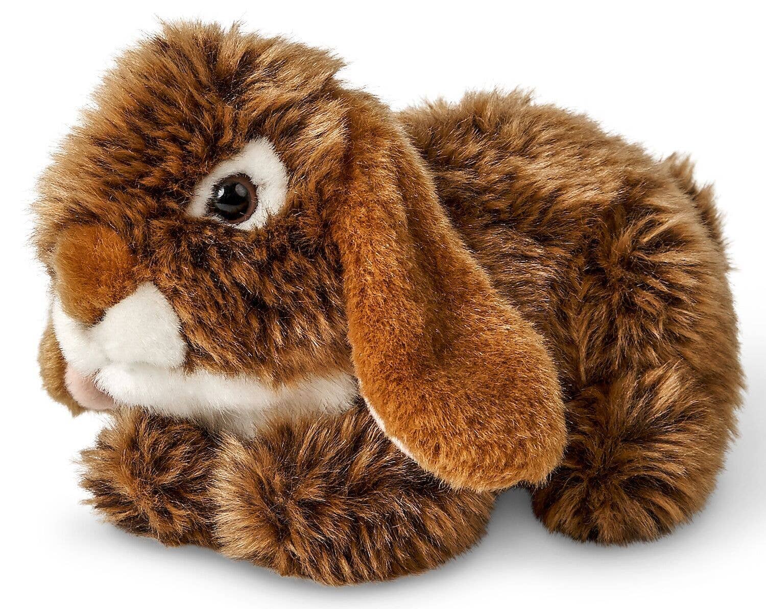 Peluche Lapin Bélier Couché - Marron Uni Toys